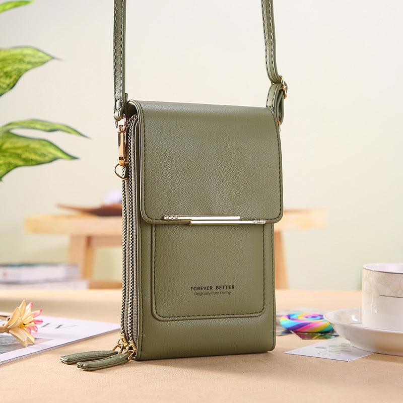 Bolsa de Couro Legítimo Forever Better™  - Porta Celular Premium