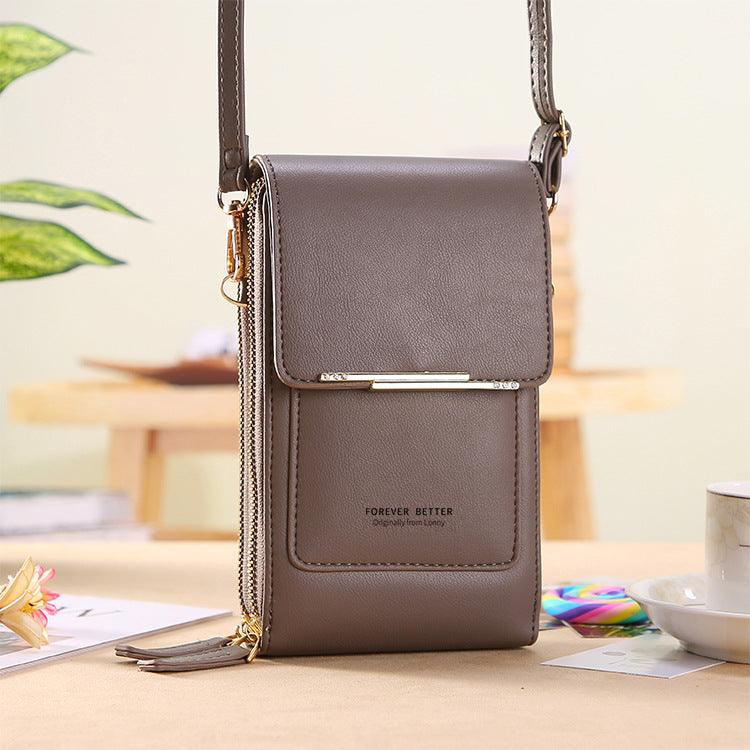 Bolsa de Couro Legítimo Forever Better™  - Porta Celular Premium
