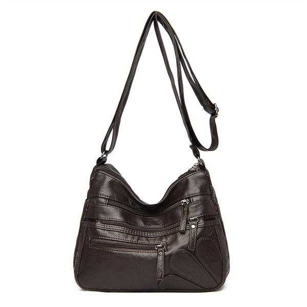 Bolsa Transversal Feminina em Couro Genuino - Stephan