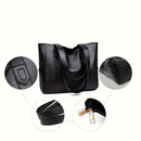 Bolsa Feminina Executiva Couro Vintage