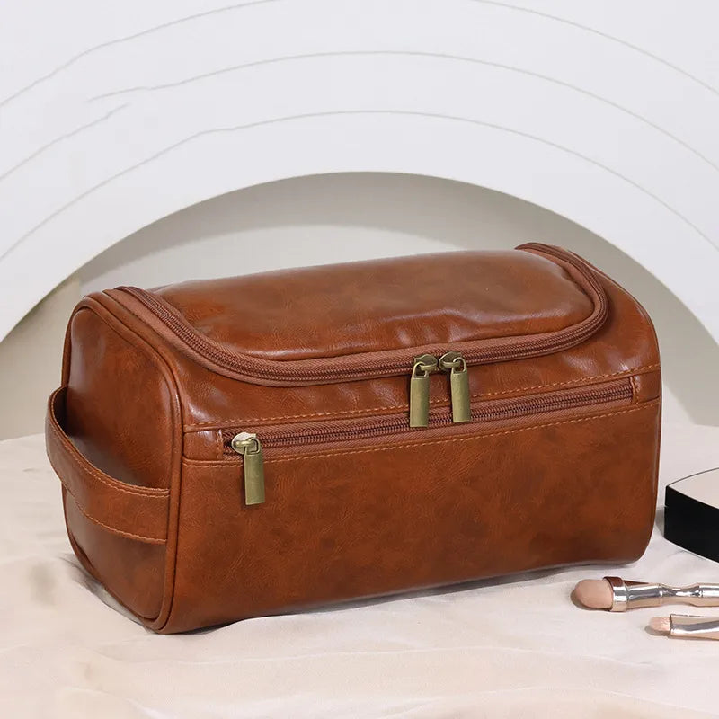 Bolsa Organizadora Necessaire em Couro Genuino - Ciber