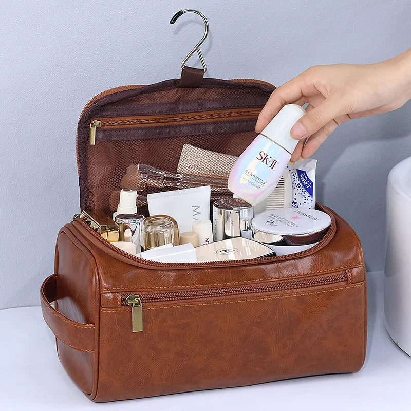Bolsa Organizadora Necessaire em Couro Genuino - Ciber