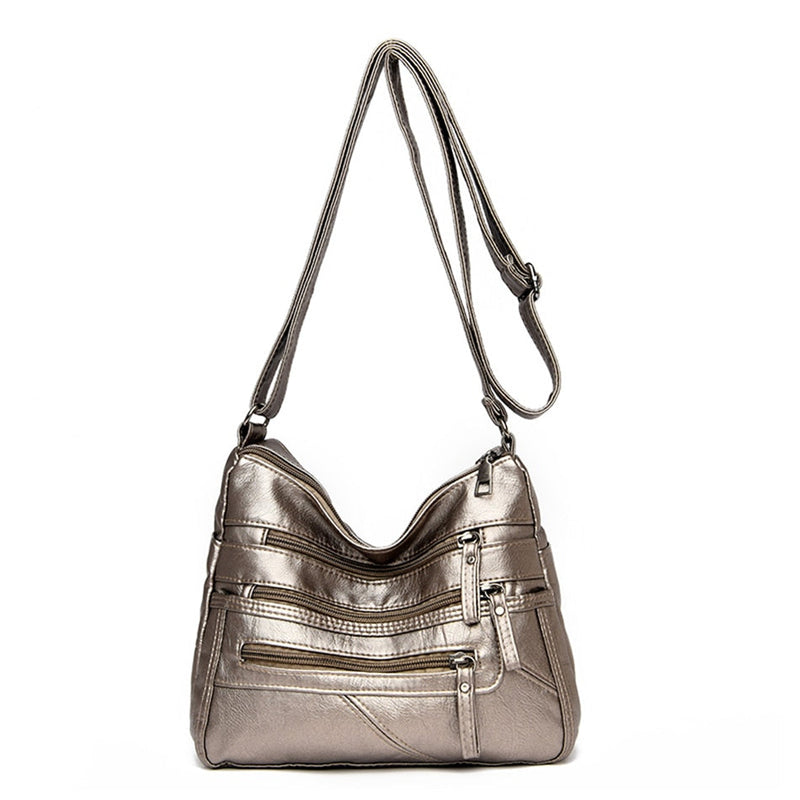 Bolsa Transversal Feminina em Couro Genuino - Stephan