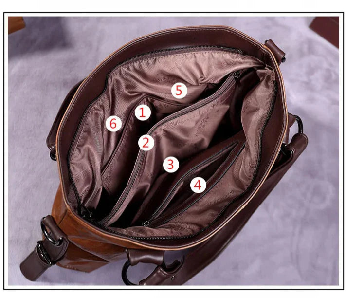 Bolsa Feminina em Couro Genuíno - Gabrielli