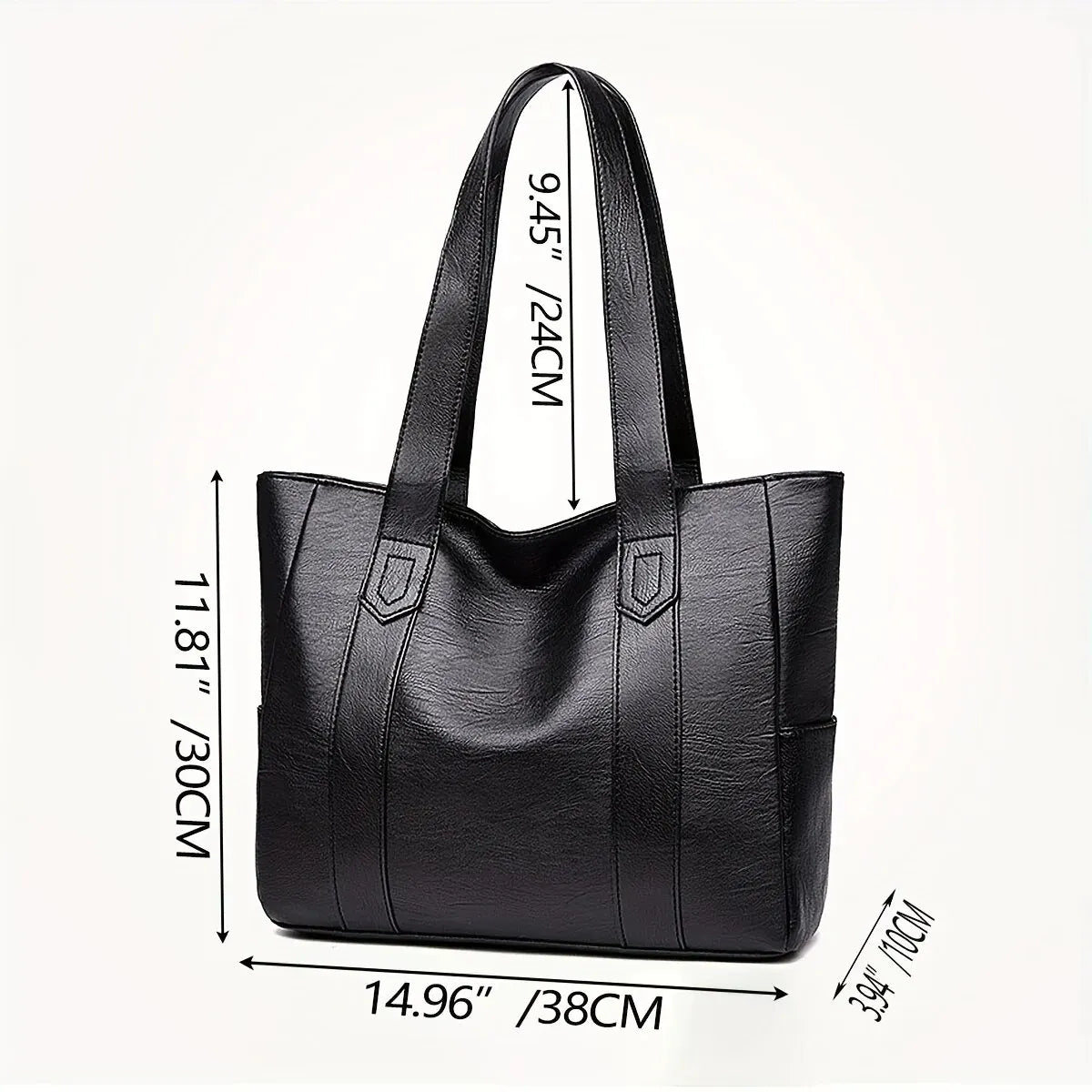 Bolsa Feminina Executiva Couro Vintage