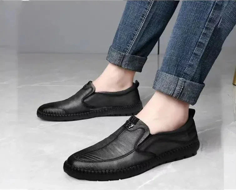 Mocassim em Couro Masculino