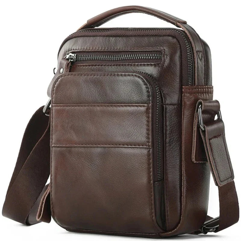 Bolsa de Ombro em Couro Genuino -  Genvie