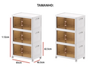 Kit com 6 Caixas Organizadoras - OrgaMax