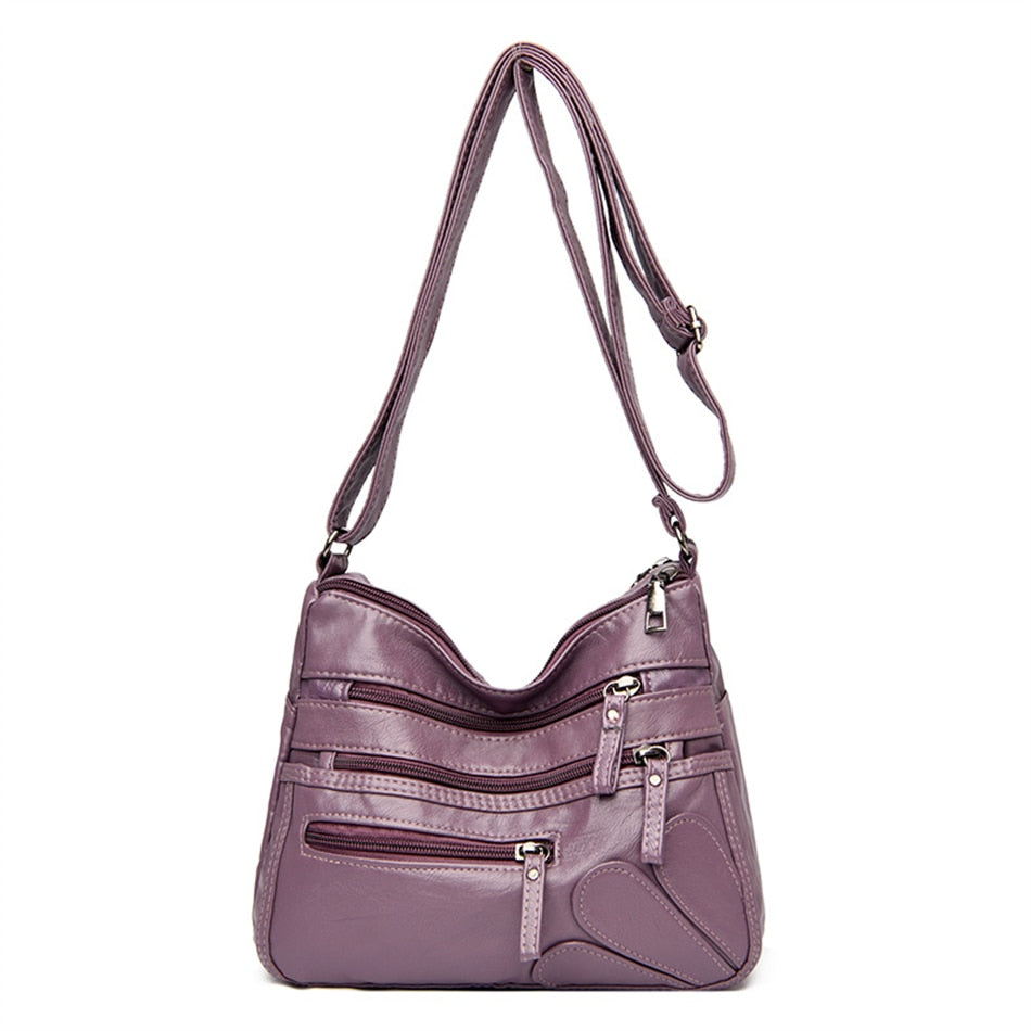 Bolsa Transversal Feminina em Couro Genuino - Stephan