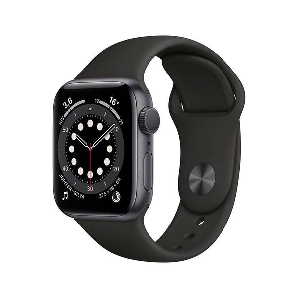 Apple Watch Series 6 40mm Caixa Cinza-Espacial e Pulseira Preta Esportiva