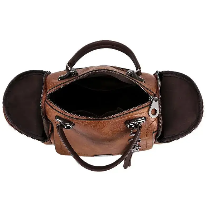 Bolsa Feminina de Couro Genuino - Safira