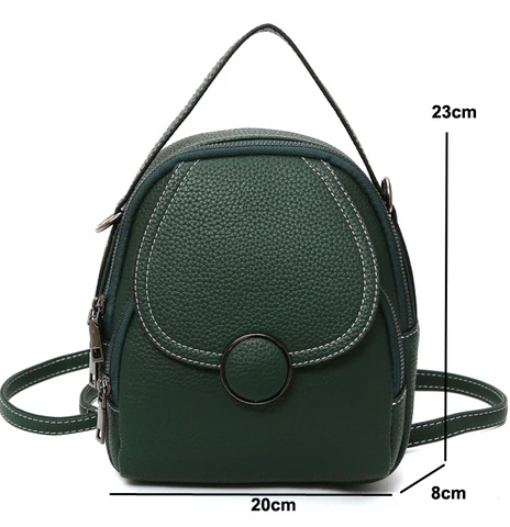 Mochila Feminina em Couro Genuino - Felyciia