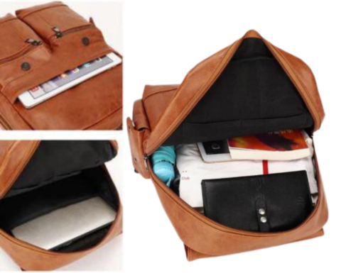 Mochila em Couro Legítimo - Travel