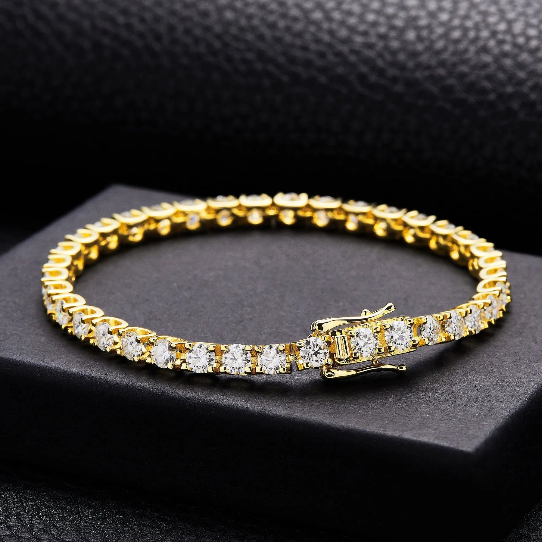 2 Pulseiras de Zircônia Brilhante - Ziralle