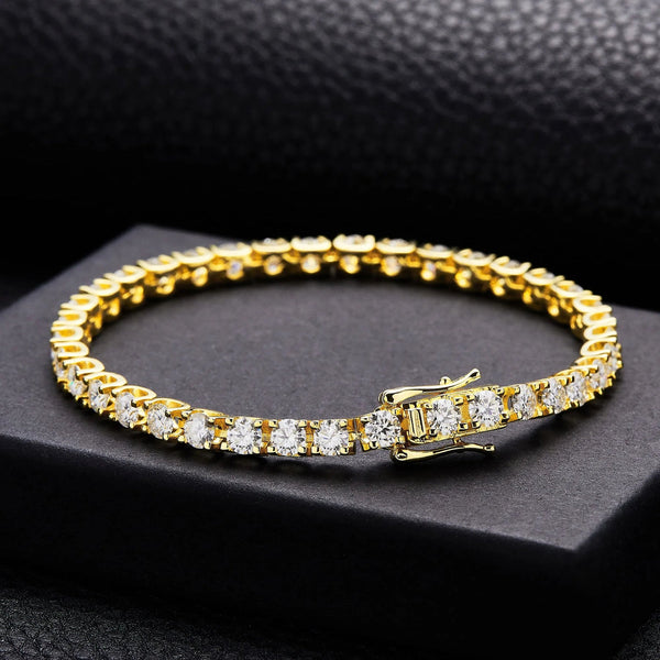 2 Pulseiras de Zircônia Brilhante - Ziralle