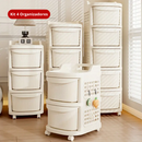 Kit 4 Carrinhos Organizador - Roll Home