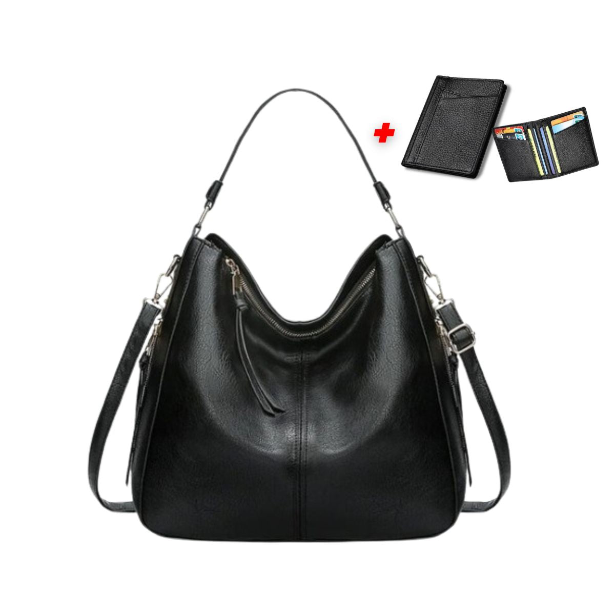 Bolsa de Couro Legítimo + Brinde - Madona