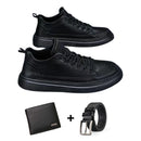 Tênis de Couro Masculino - StepFlex