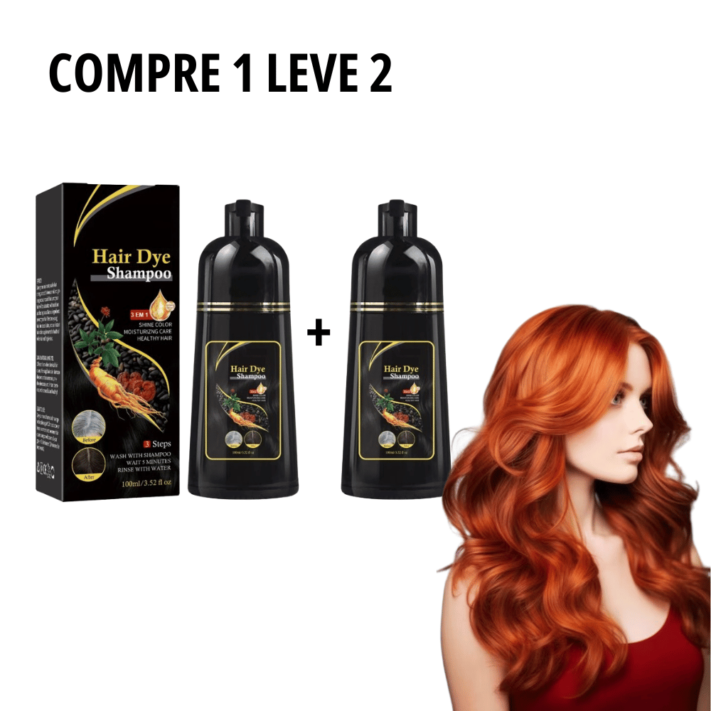 Kit com 2 Shampoo Mágico 3 em 1 - HairDye
