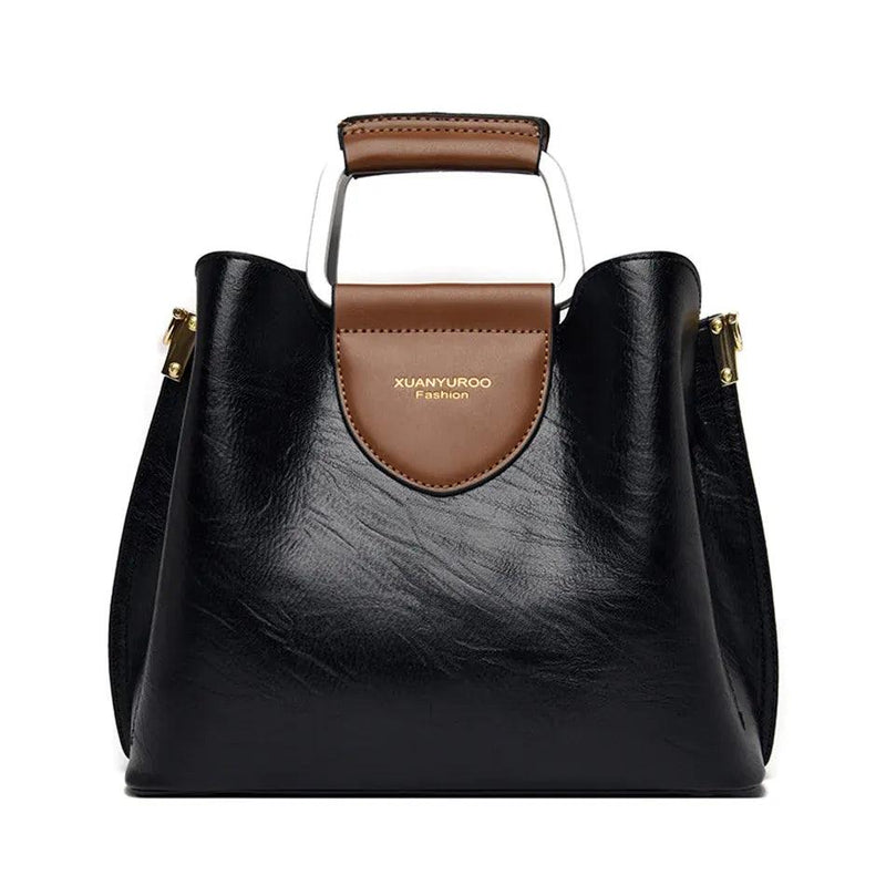 Bolsa Feminina de Couro Genuíno Elite