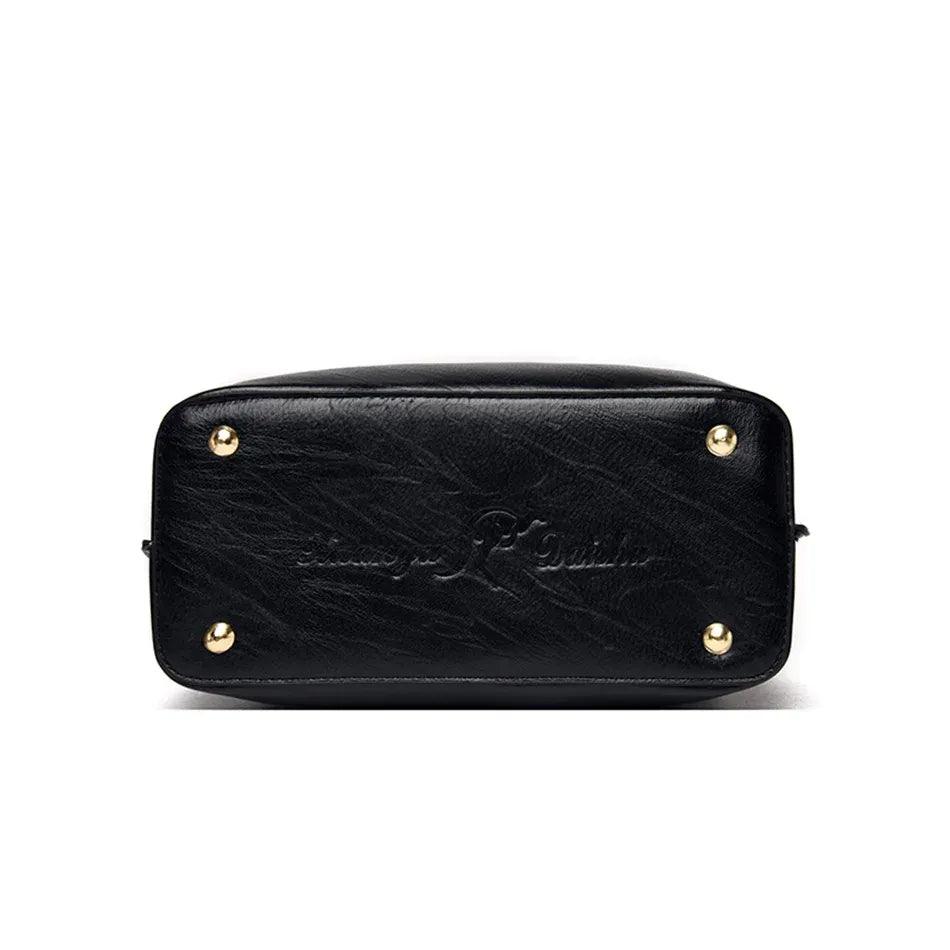 Bolsa Feminina de Couro Genuíno Elite
