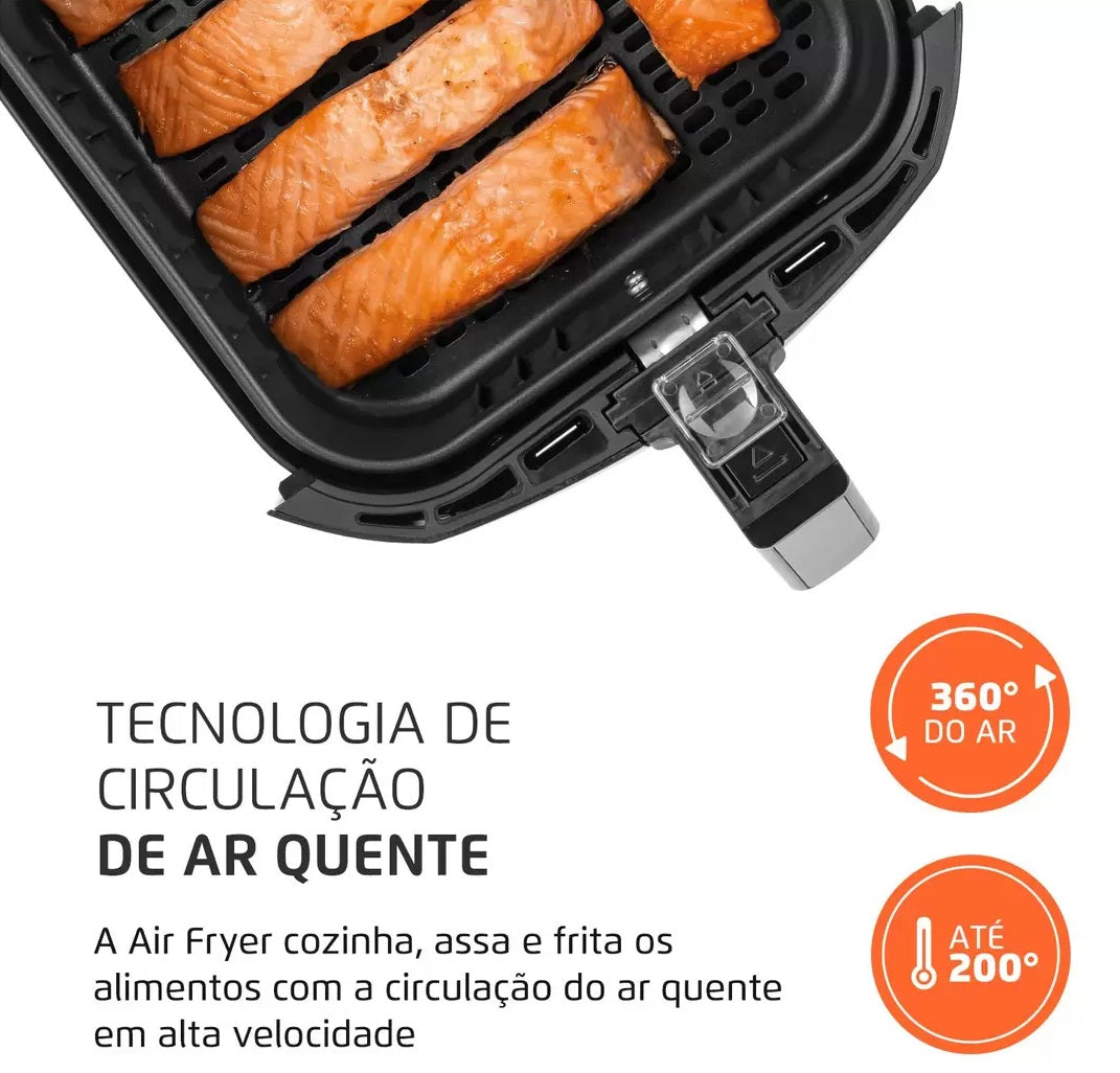 [MEGA LIQUIDAÇÃO] Fritadeira Elétrica Air Fryer 5L - Mondial