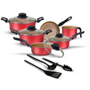 Jogo de Panelas Antiaderente 10 Peças + Brinde - DCheff